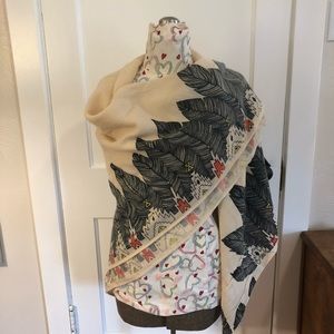 Feather Print Scarf